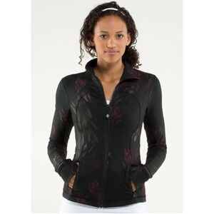 Lululemon Forme 2 Jacket Cuffins Midnight Iris Multi Size‎ 4